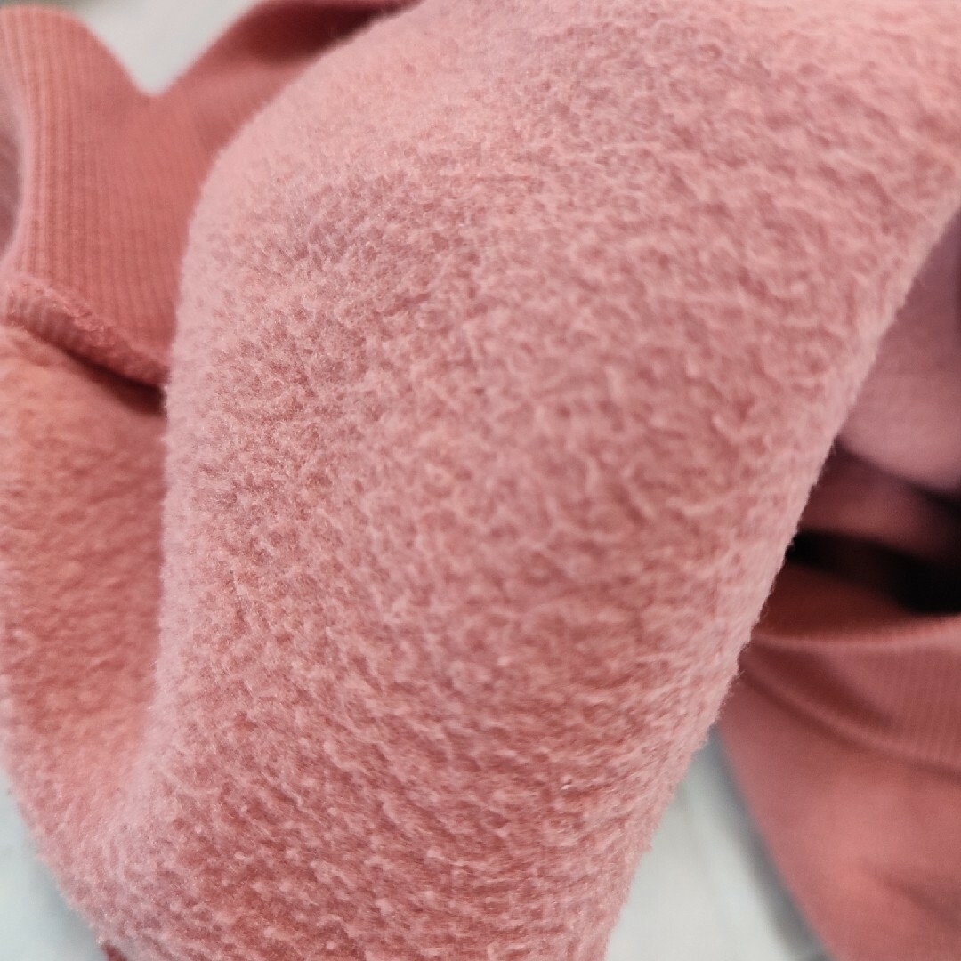 西松屋(ニシマツヤ)のピンク色 冬服 ワンピース 130サイズ キッズ/ベビー/マタニティのキッズ服女の子用(90cm~)(ワンピース)の商品写真
