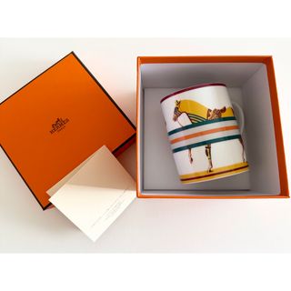 エルメス(Hermes)のエルメス　ジュバル　ラクーベルチュール　マグカップ　陶器　(グラス/カップ)