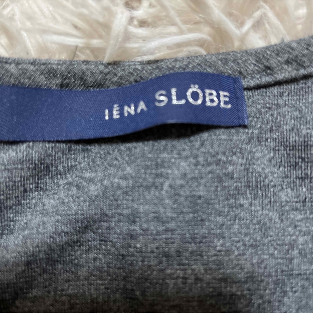 SLOBE IENA(スローブイエナ)のIENA SLOBE  イエナ　袖シースルー　ぽわん袖　トップス　バイカラー　黒 レディースのトップス(カットソー(長袖/七分))の商品写真