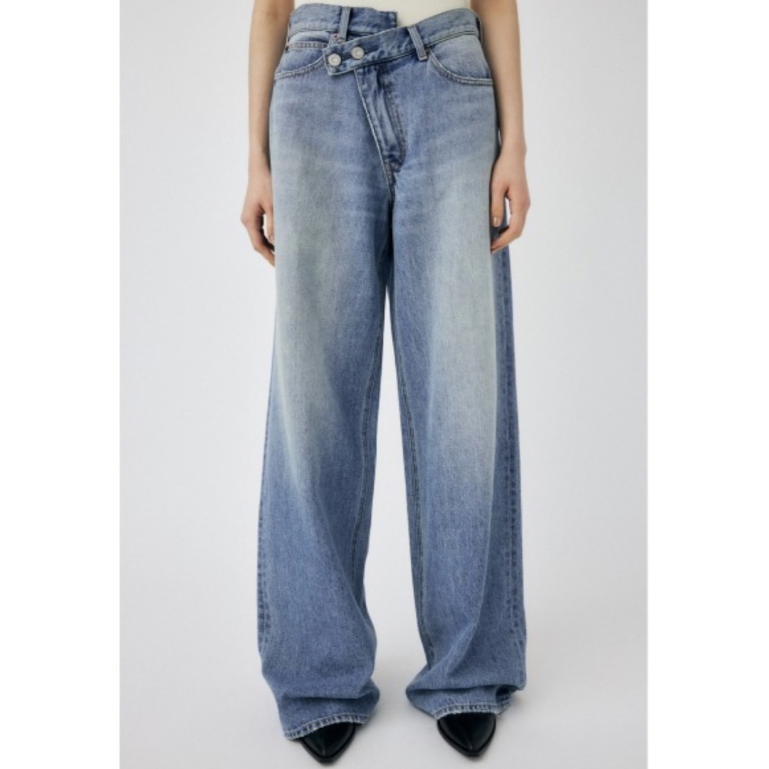 MOUSSY CROSS WAIST WIDE STRAIGHT