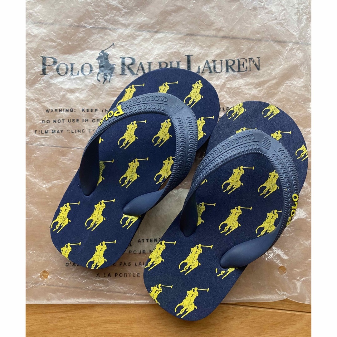 POLO RALPH LAUREN(ポロラルフローレン)のポロラルフローレン  ビーチサンダル キッズ/ベビー/マタニティのベビー靴/シューズ(~14cm)(サンダル)の商品写真