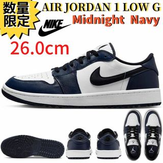 ナイキ(NIKE)の【即納】26.0㎝ NIKE エアジョーダン1 LOW G ミッドナイトネイビー(シューズ)