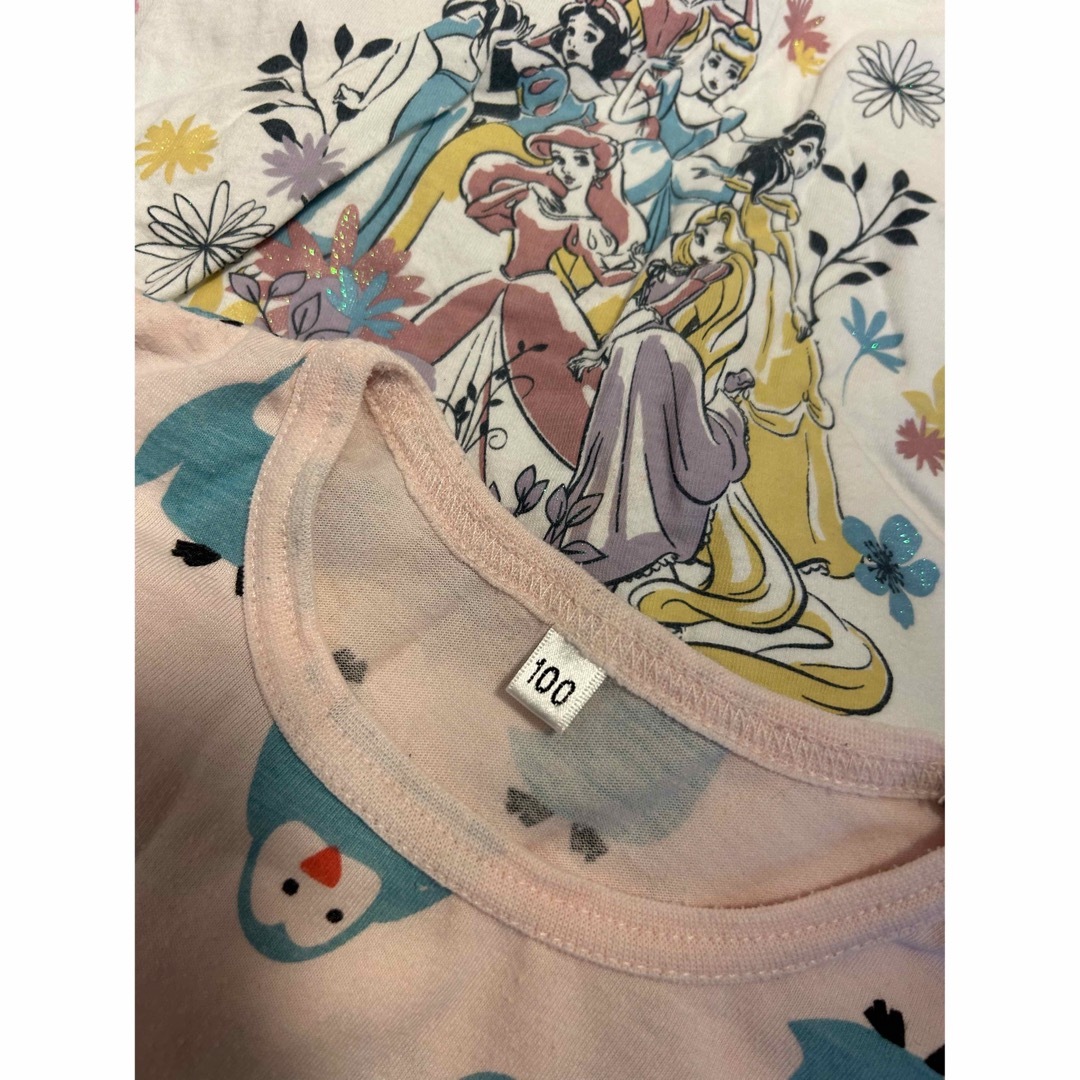 女の子　Tシャツ　3枚セット キッズ/ベビー/マタニティのキッズ服女の子用(90cm~)(Tシャツ/カットソー)の商品写真