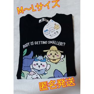 アベイル(Avail)のちいかわ ハチワレ うさぎ 妖精になった Tシャツ ML 半袖シャツ　ブラック(キャラクターグッズ)