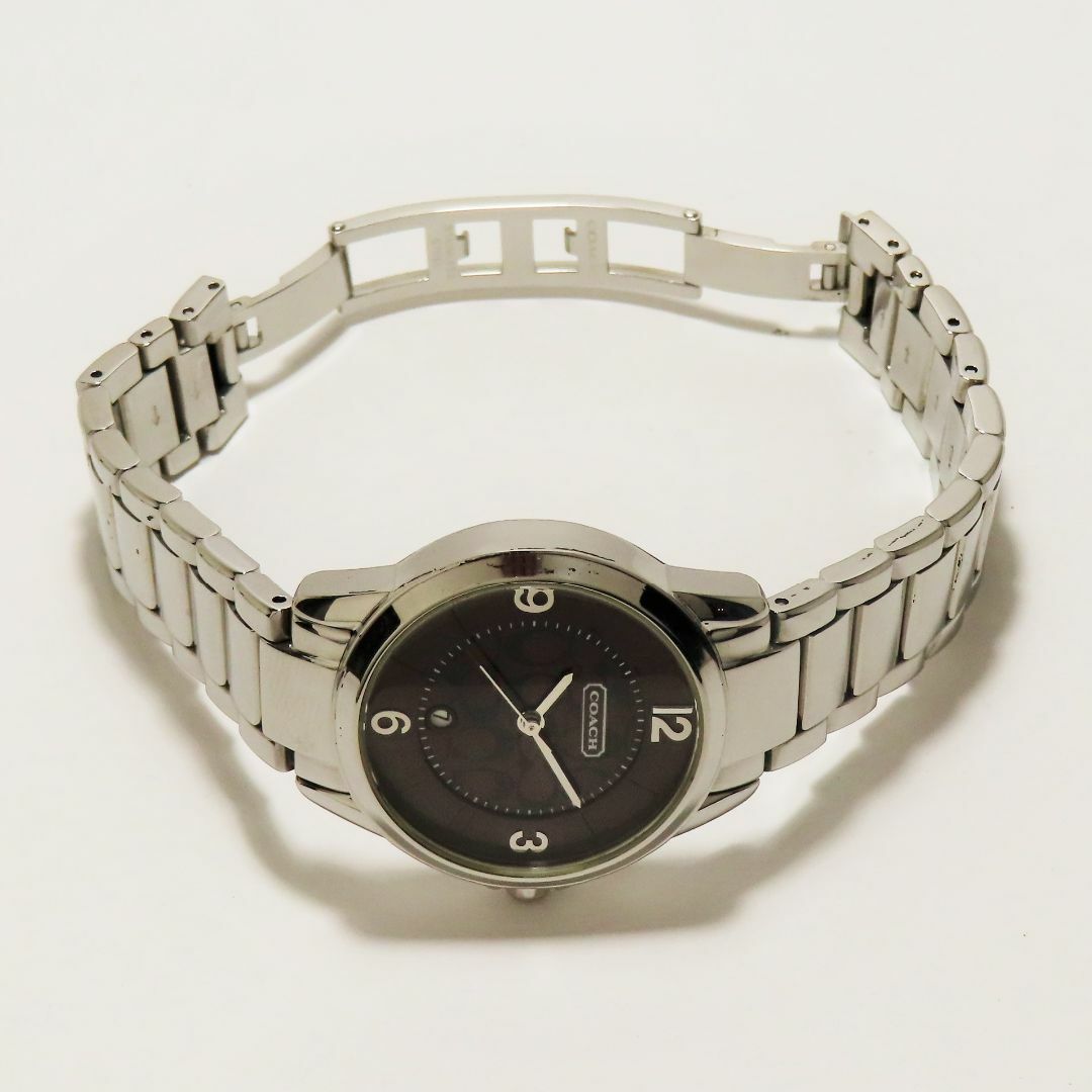 COACH(コーチ)の稼働品 美品 COACH コーチ レディース クオーツ 腕時計 説明書 保証書 レディースのファッション小物(腕時計)の商品写真