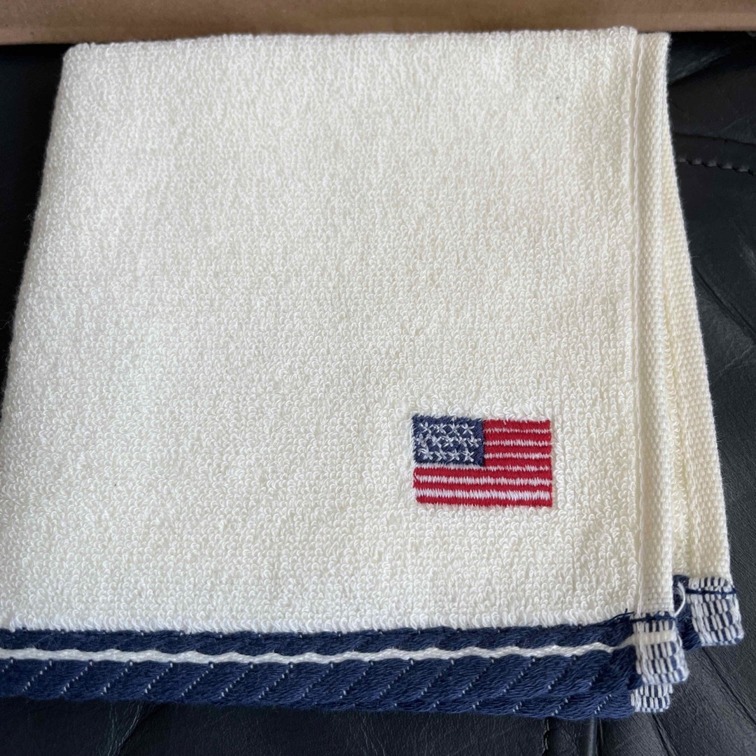 POLO RALPH LAUREN(ポロラルフローレン)の新品　未使用品　ポロラルフローレン　タオルハンカチ メンズのファッション小物(ハンカチ/ポケットチーフ)の商品写真