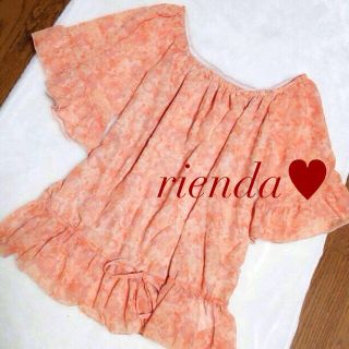 リエンダ(rienda)のrienda♥︎フラワーTops(カットソー(長袖/七分))