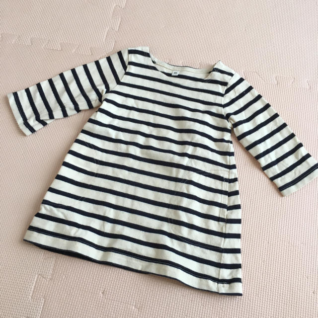 MUJI (無印良品)(ムジルシリョウヒン)の無印定番ワンピ キッズ/ベビー/マタニティのベビー服(~85cm)(ワンピース)の商品写真