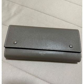 セリーヌ(celine)の【正規品】 セリーヌ　長財布　グレージュ ベージュ(財布)