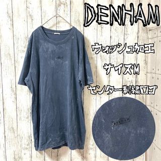 デンハム(DENHAM)のDENHAM デンハム センター刺繍ロゴ ウォッシュ加工Tシャツ★M★ブルガリア(Tシャツ/カットソー(半袖/袖なし))