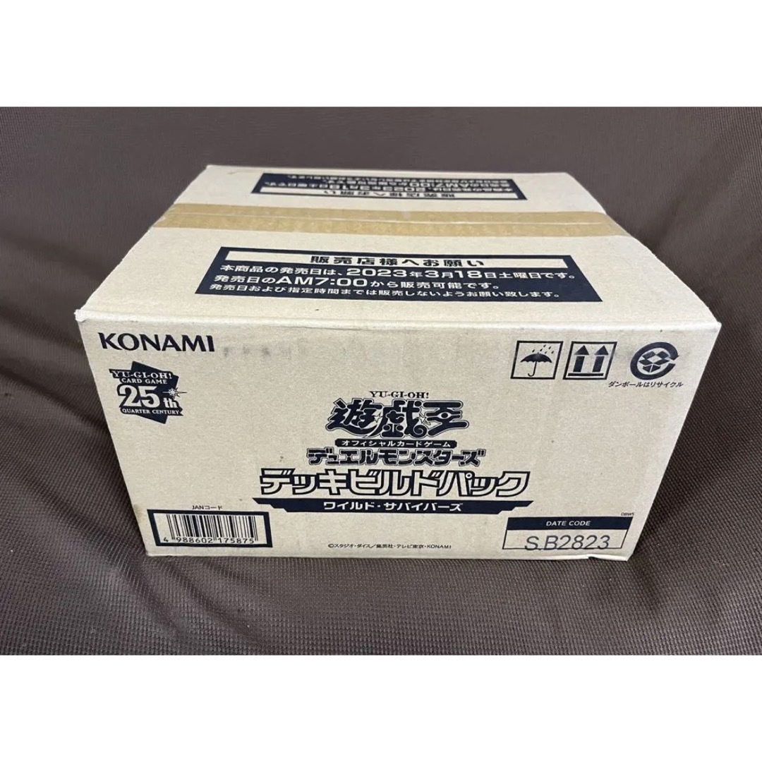 遊戯王 デッキビルドパック ワイルド・サバイバーズ 1カートン - Box