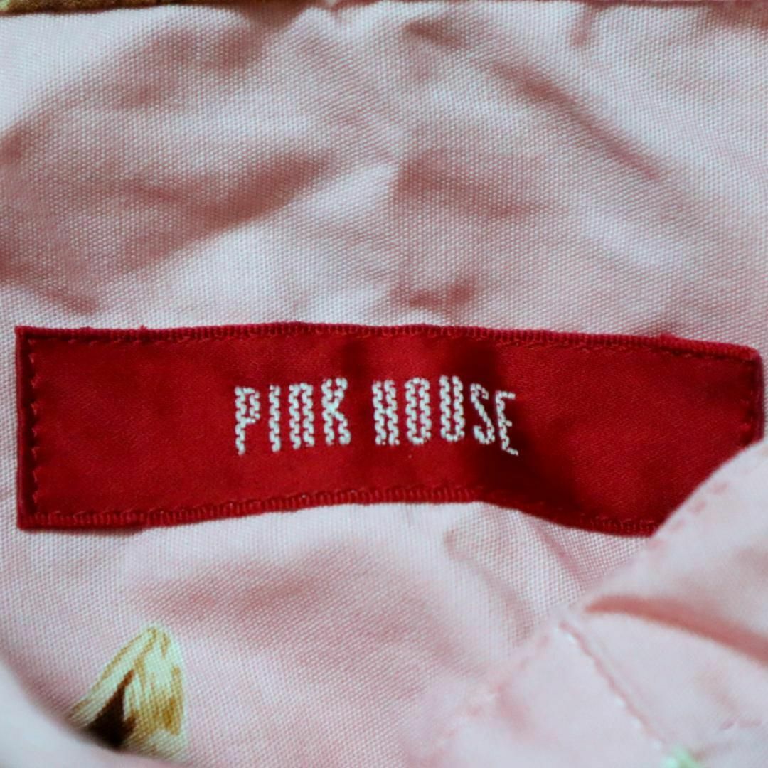 ピンクハウス PINKHOUSE ベスト ジレ ラビット 総柄 フード付き