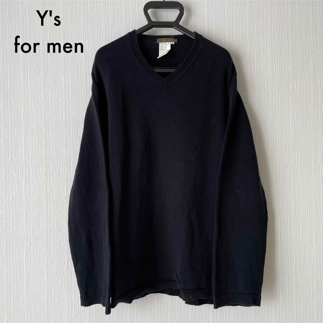 Y's for men リネン ニット ブラック MB-K16-071リネンニット