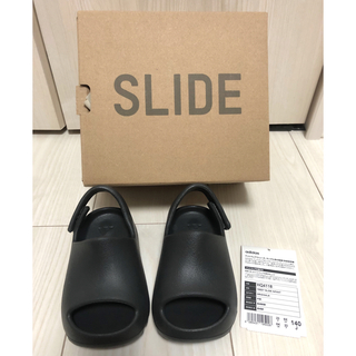 YEEZY（adidas） - adidas INFANT YEEZY Slide ONYX 14cm