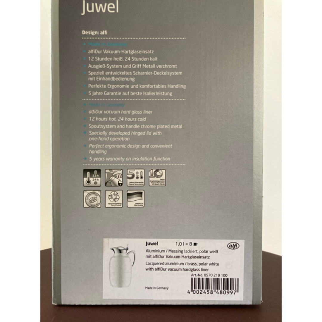 alfi juwel ポーラーホワイト 未使用の通販 by lila's shop|ラクマ alfi juwel ポーラーホワイト 未使用の通販 by lila's shop|ラクマ