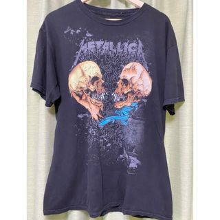 メタリカ(METALLICA)の希少　ヴィンテージ  オールド メタリカ バンドTシャツ 黒 古着(Tシャツ/カットソー(半袖/袖なし))