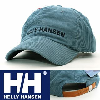 ヘリーハンセン(HELLY HANSEN)のローキャップ 帽子 ヘリーハンセン ブルー系 2HCGW-01 コーデュロイ(キャップ)