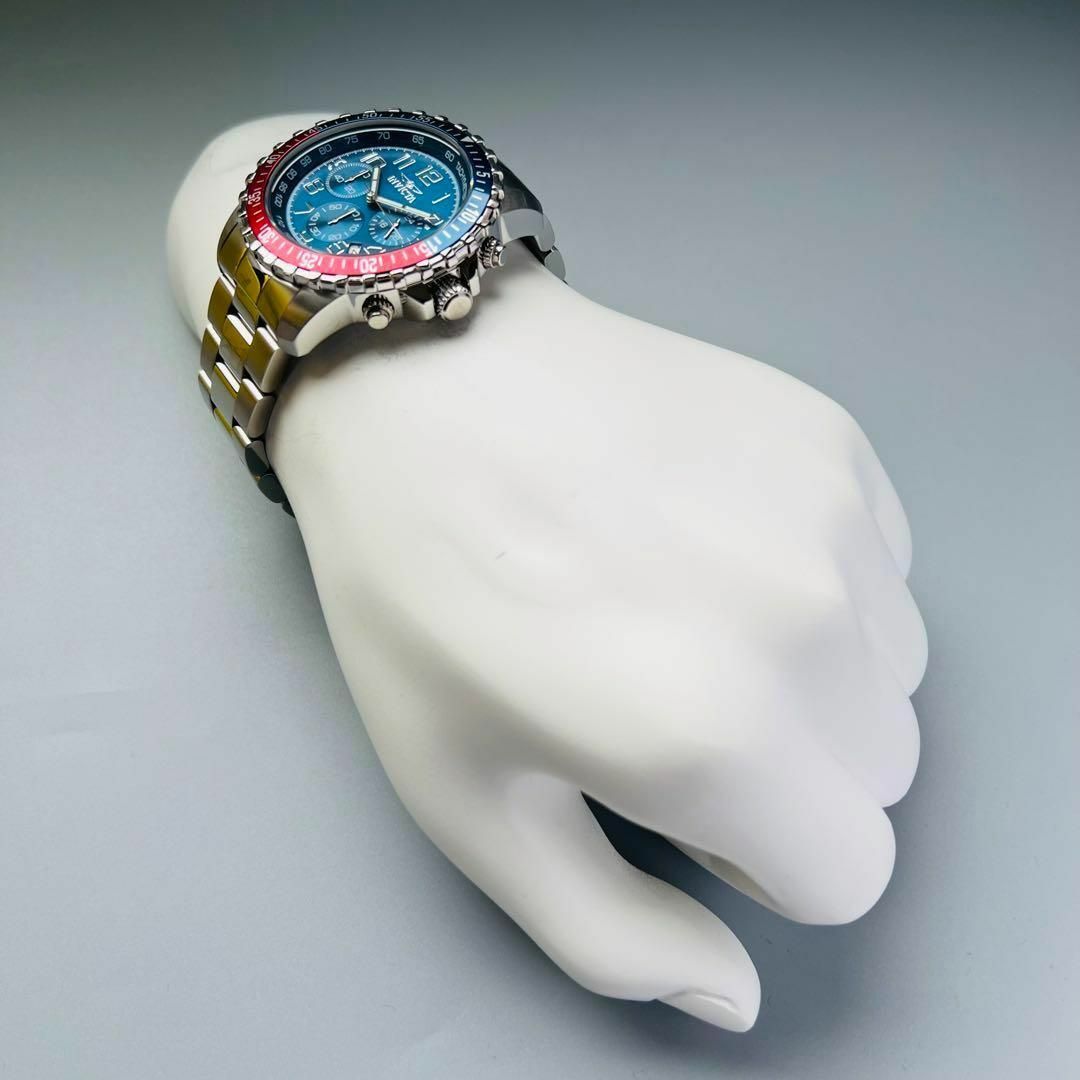 INVICTA - インビクタ 腕時計 メンズ ブルー レッド 新品 クォーツ