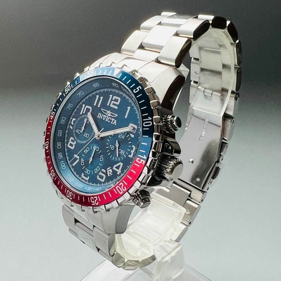 INVICTA - インビクタ 腕時計 メンズ ブルー レッド 新品 クォーツ