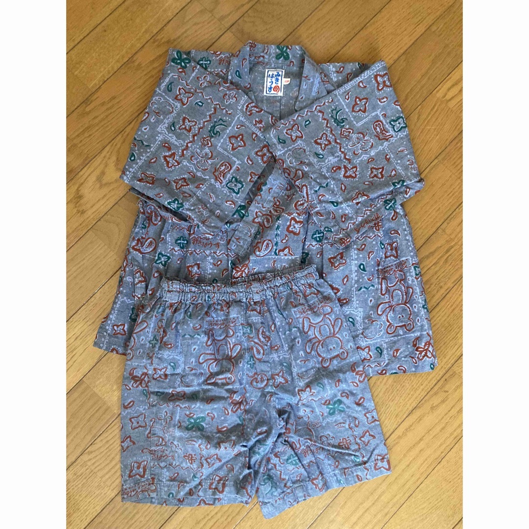 mikihouse(ミキハウス)の甚平 キッズ/ベビー/マタニティのキッズ服男の子用(90cm~)(甚平/浴衣)の商品写真