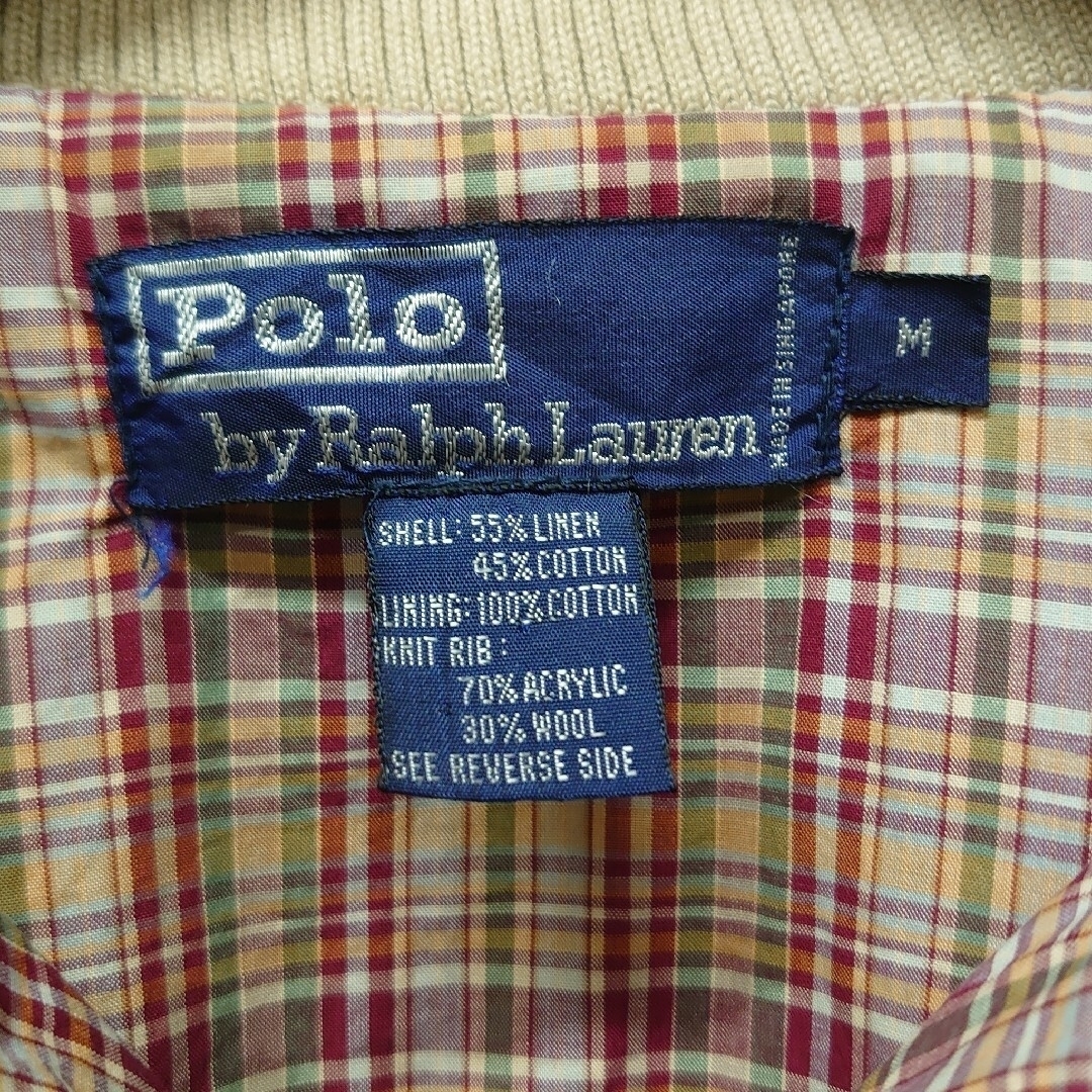 90s　polo  スイングトップ ジャケット希少 美品 ジップライン