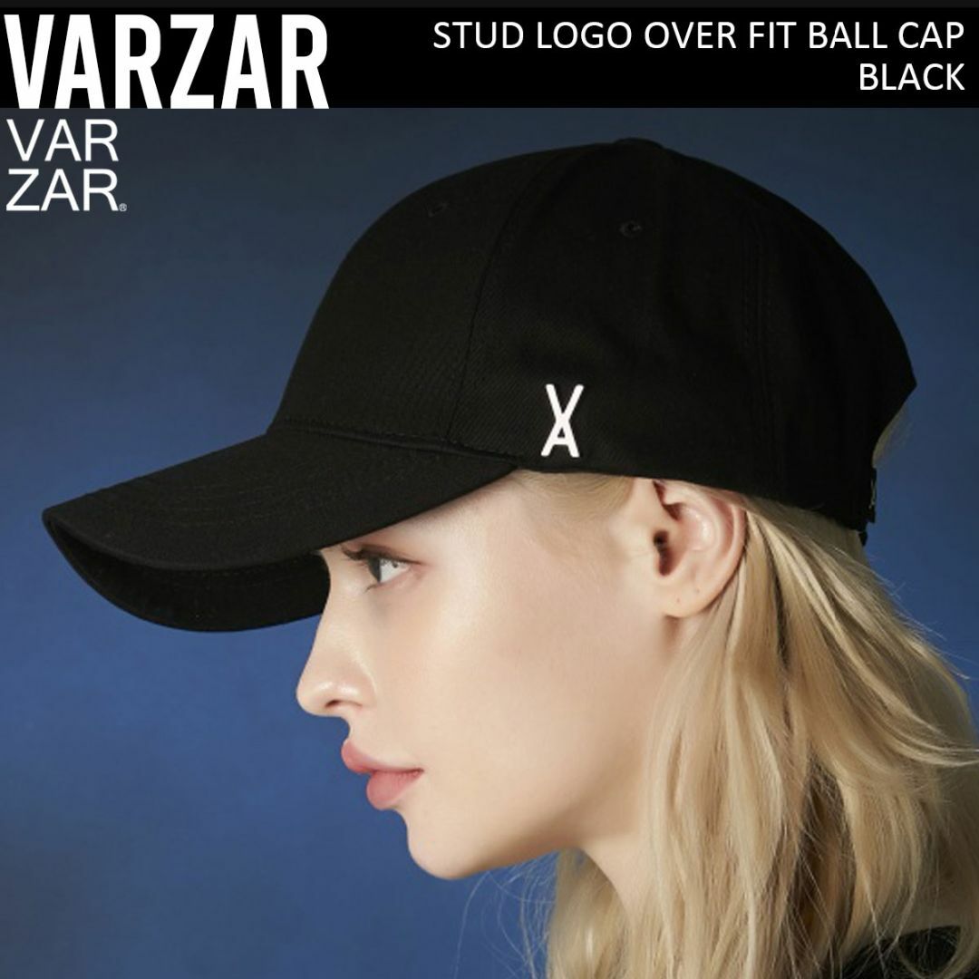 VARZAR バザール STUD LOGO OVER FIT BALL CAP