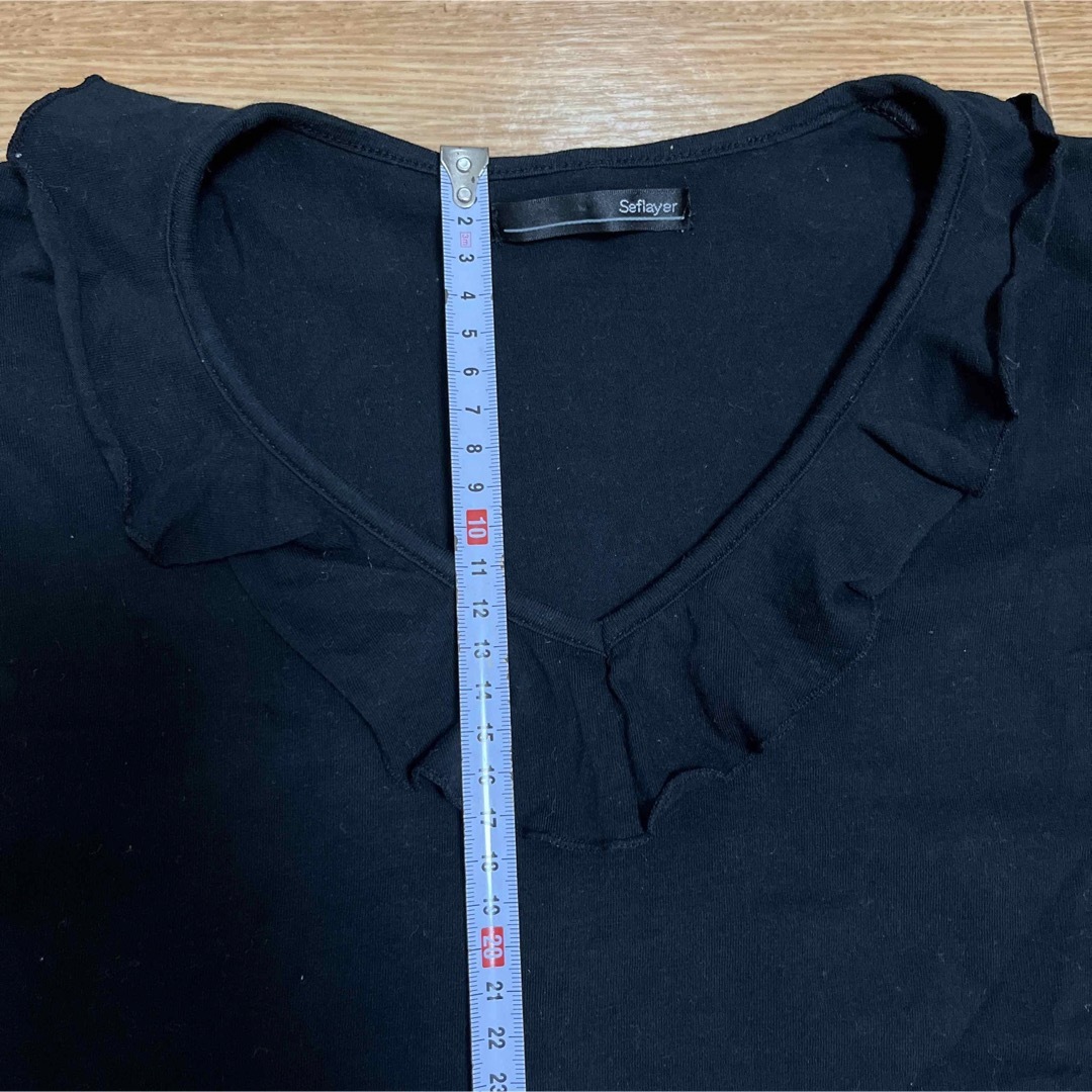 ブラック　タンクトップ レディースのトップス(Tシャツ(半袖/袖なし))の商品写真