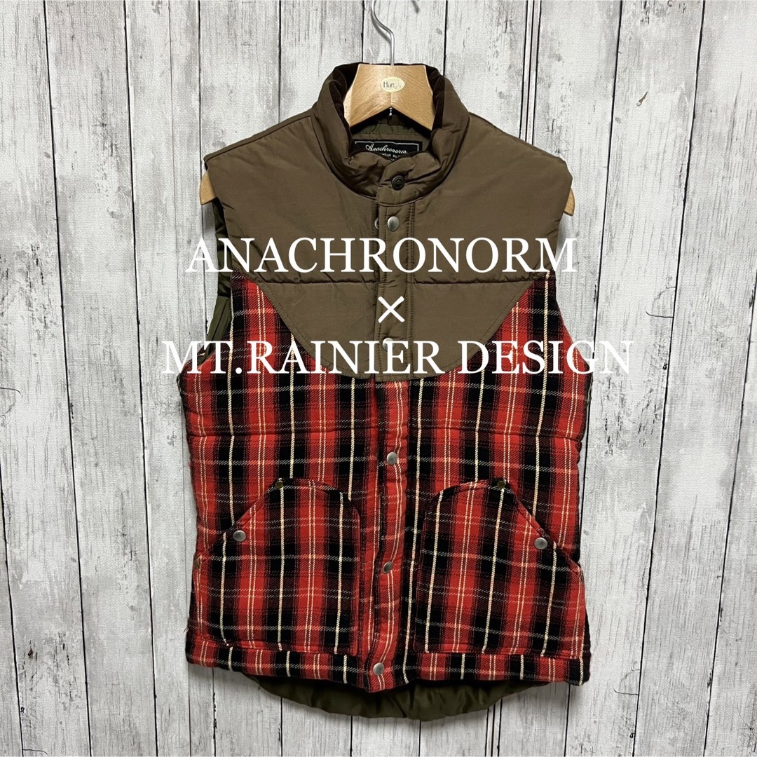 anachronorm - ANACHRONORM× MT.RAINIER DESIGN チェックベスト!の
