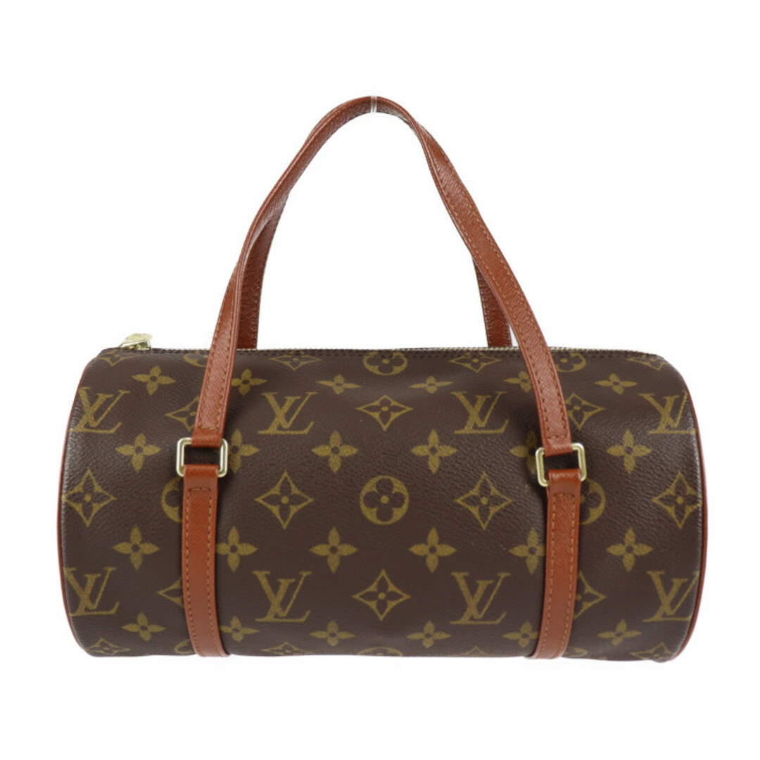 LOUIS VUITTON ルイ ヴィトン モノグラム パピヨン26 ハンドバッグ M51366 モノグラムキャンバス   ブラウン ゴールド金具  ビトン 【本物保証】