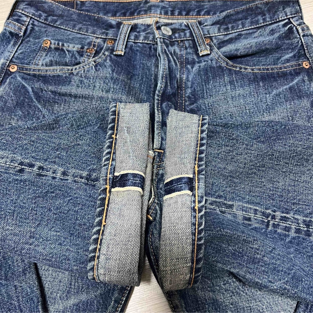 DENIME - DENIME ユーズド加工セルビッチデニム!色落ち雰囲気 DENIME - DENIME ユーズド加工セルビッチデニム!色落ち雰囲気