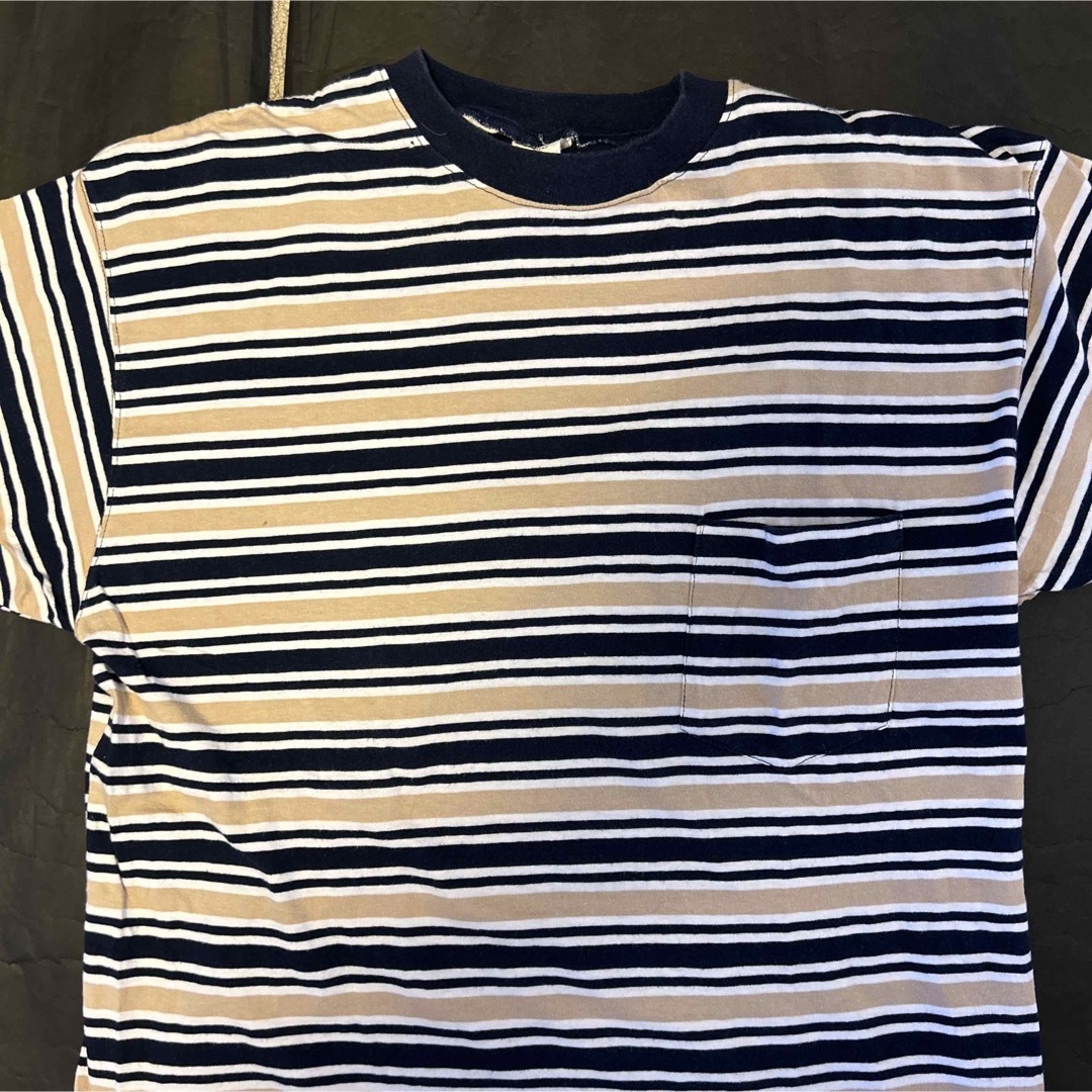 Old Navy(オールドネイビー)のアメリカ古着●90s旧タグOLD NAVY オールドネイビーポケットTシャツM メンズのトップス(Tシャツ/カットソー(半袖/袖なし))の商品写真