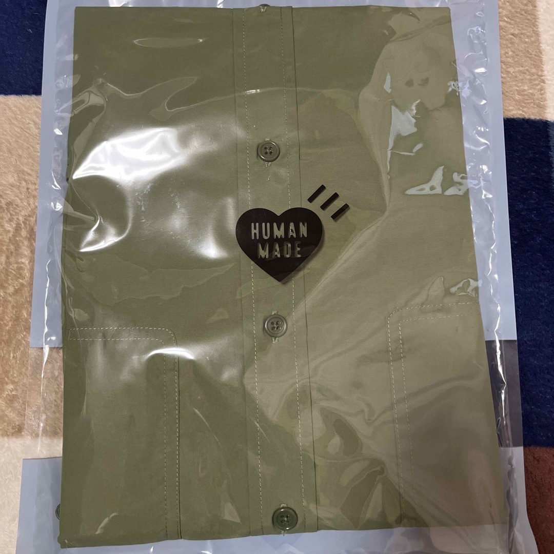 HUMAN MADE(ヒューマンメイド)のヒューマンメイドCamping S/S Shirt "Olive Drab" メンズのトップス(シャツ)の商品写真