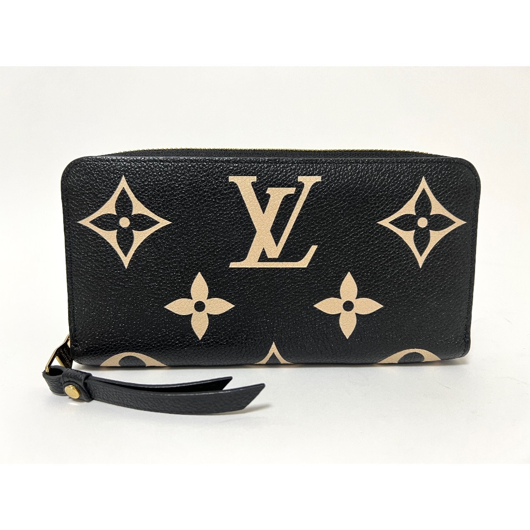 LOUIS VUITTON 二つ折り長財布 アンプラント バイカラー ブラック