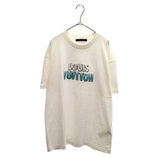 ルイヴィトン(LOUIS VUITTON)のLOUIS VUITTON ルイヴィトン 23AW エンブロイダードビーズコットンクルーネック半袖Tシャツ 1ABJMU/RM232M NPG HPY35W ホワイト(Tシャツ/カットソー(半袖/袖なし))