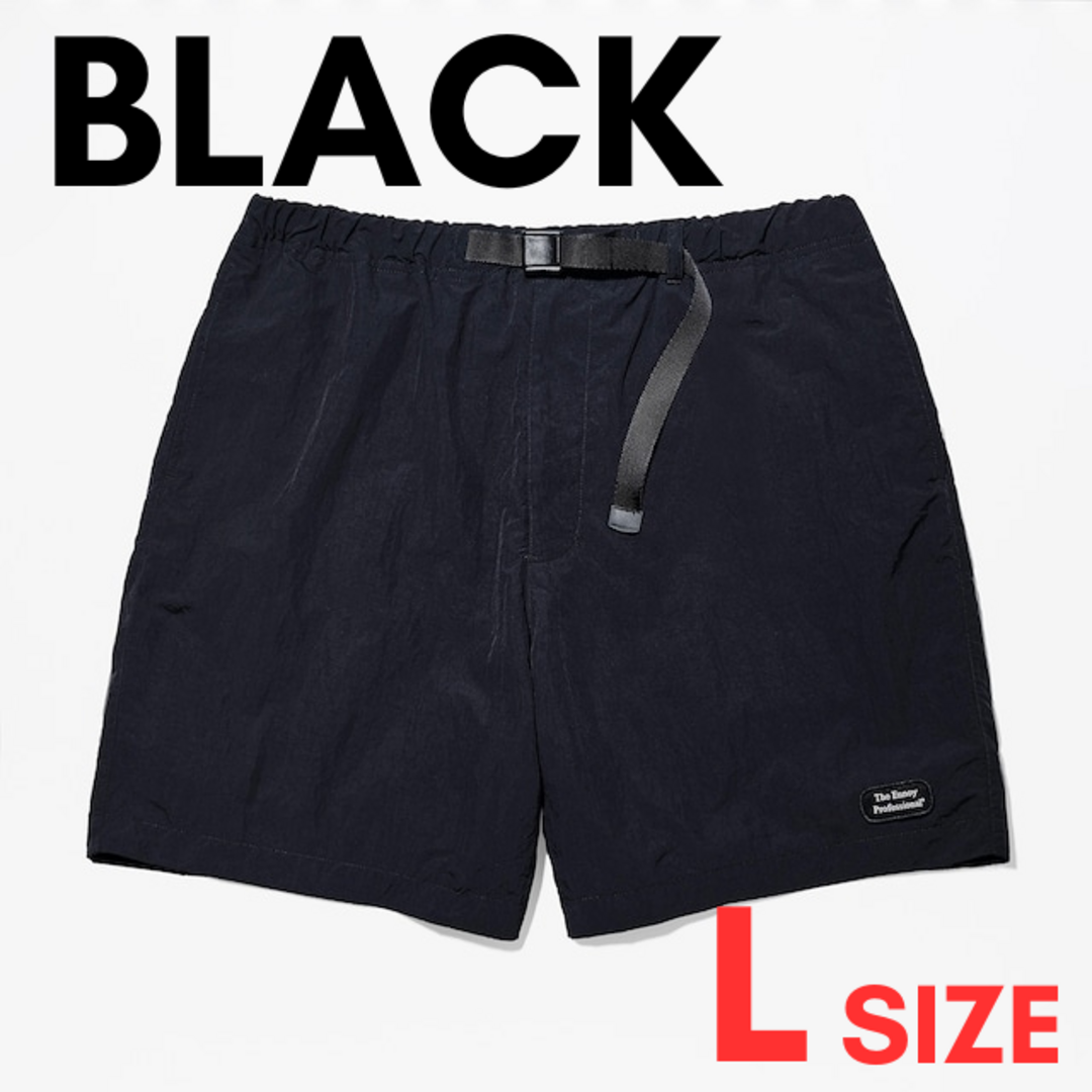 1LDK SELECT(ワンエルディーケーセレクト)のEnnoy NYLON EASY SHORTS (BLACK) Lサイズ メンズのパンツ(ショートパンツ)の商品写真