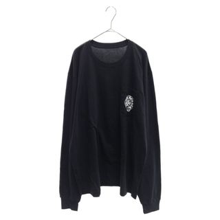 クロムハーツ(Chrome Hearts)のCHROME HEARTS クロムハーツ Honolulu Horseshoe L/S Tee ホノルル ホースシュー ロングスリーブTシャツ 長袖カットソー ロンT ホノルル限定 ポケT ブラック(Tシャツ/カットソー(七分/長袖))