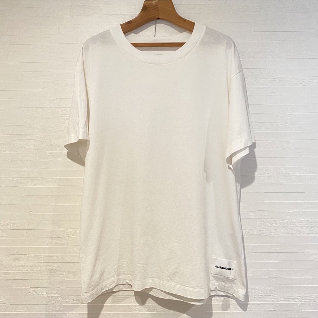 美品 Jil Sander ジルサンダー Tシャツ パックT ホワイト XL