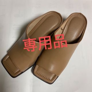 ユニクロ(UNIQLO)の専用品　ユニクロ　レディス　サンダル　Sサイズ(サンダル)