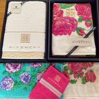 ジバンシィ(GIVENCHY)のGIVENCHY ジバンシイ  バスタオル フェイスタオル　まとめ売り　未使用(タオル/バス用品)