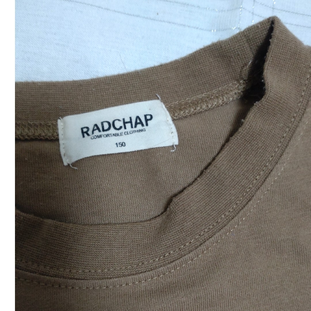 ✿　中古★REDCHAPブラウンT　size150 キッズ/ベビー/マタニティのキッズ服男の子用(90cm~)(Tシャツ/カットソー)の商品写真