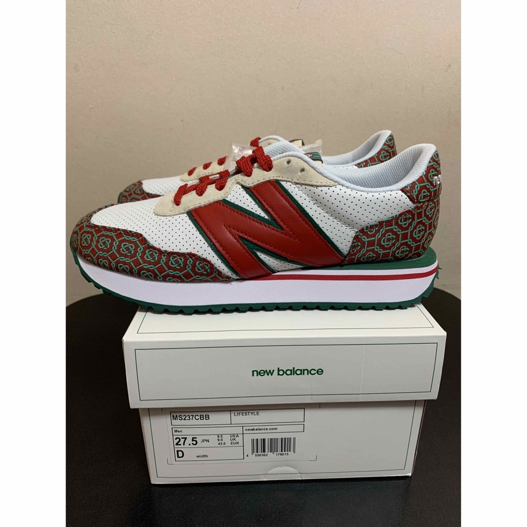 27.5cm！CASABLANCA × NEW BALANCE MS237CBB