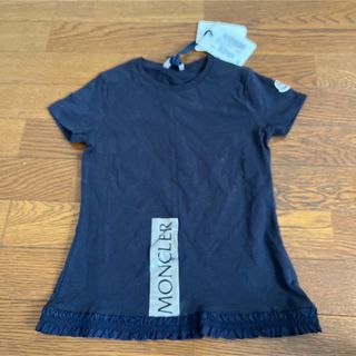 モンクレール(MONCLER)の正規品　新品モンクレール　ロゴ入りカットソー　ネイビー(Tシャツ/カットソー)