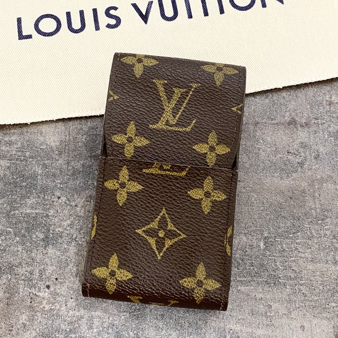 激安格安割引情報満載 極美品⭐️ ルイヴィトン モノグラム エテュイ シガレットケース タバコケース 極美品 ルイヴィトン タバコケース 茶色 シガレットケース モノグラム