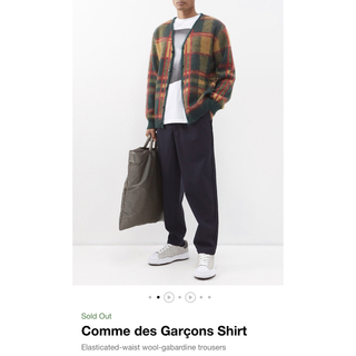 コムデギャルソンシャツ(COMME des GARCONS SHIRT)のCOMME des GARCONS SHIRT WOOL PANTS Sサイズ(その他)