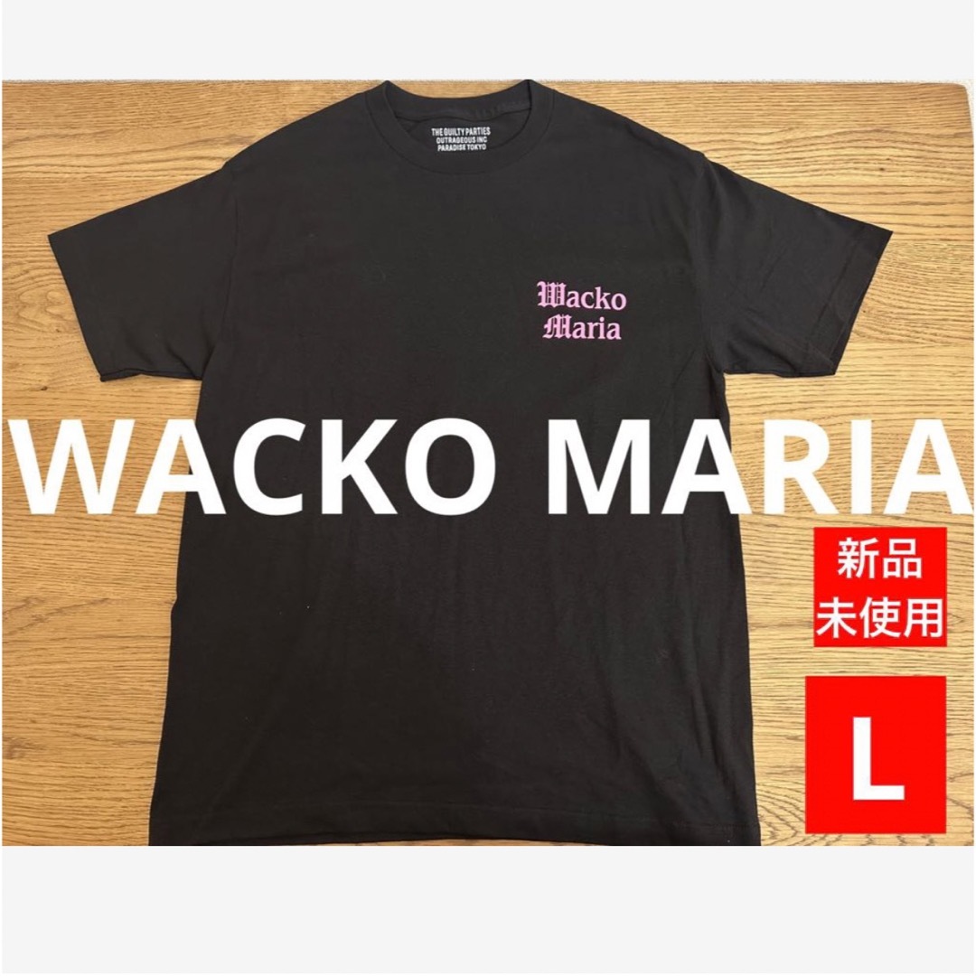 WACKO MARIA/CREW NECK T-SHIRT Lサイズ BLACK | フリマアプリ ラクマ
