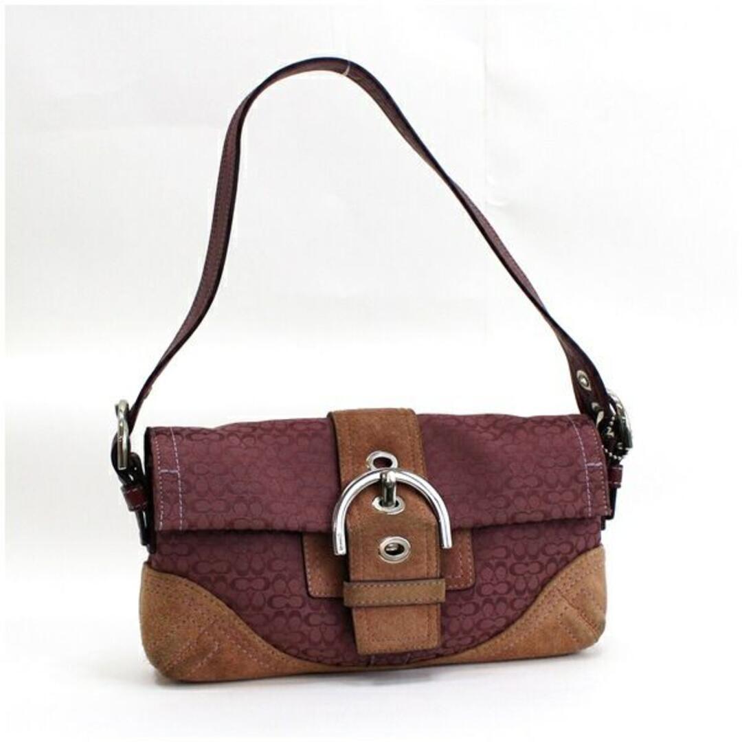 COACH - コーチ ミニ シグネチャー ワンショルダーバッグ シルバー金具