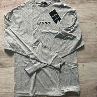 カンゴール(KANGOL)のKANGOL  ロンT グレー　新品未使用(Tシャツ/カットソー(七分/長袖))