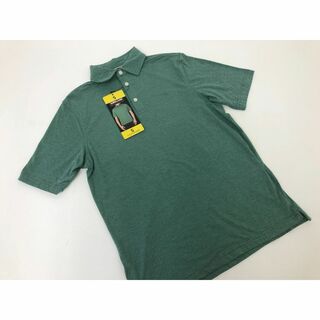 カークランド(KIRKLAND)の50）コストコ カークランド 半袖 ポロシャツ グリーン US-S（日本Ｍ相当）(ポロシャツ)
