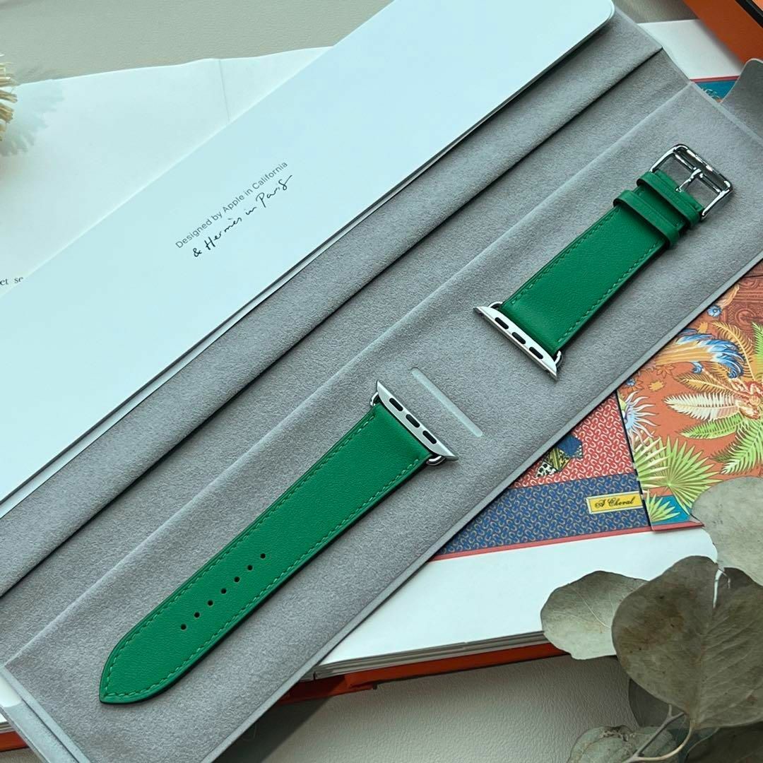 Hermes(エルメス)のHERMES Apple Watch ベルト45mm　シンプルトゥール　バンブー レディースのファッション小物(腕時計)の商品写真