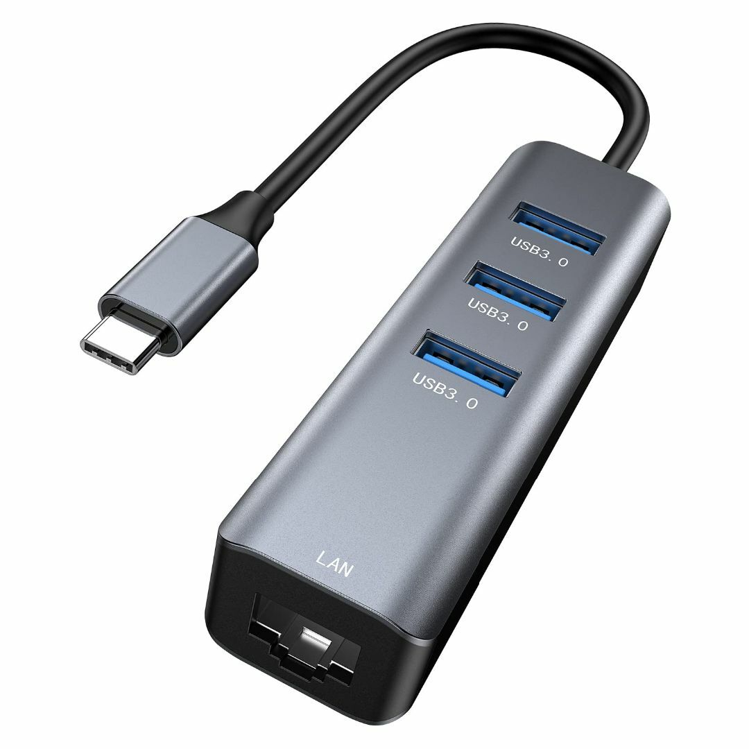 【在庫処分】USB C 有線LANアダプター、 Vilcome 4-in-1 U | フリマアプリ ラクマ